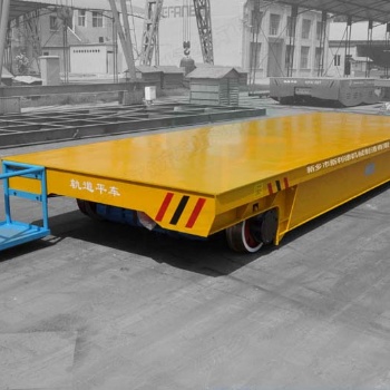 滑觸線供電式KPJ-10噸電動平車實(shí)物圖 拓普利德軌道平車價格
