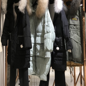 廣州女裝外貿原單羽絨服尾貨清倉