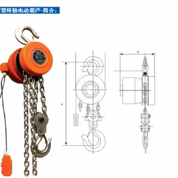 滬工用于工礦企業(yè)、倉庫、商業(yè)、**衛(wèi)生及飲食服務(wù)的DHT環(huán)鏈電動葫蘆的價格提升機(jī)1噸2噸3T5T