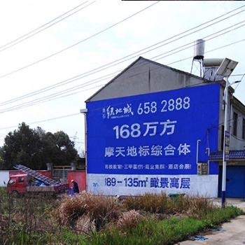 懷化市鶴城區(qū)墻體噴繪廣告專業(yè)設(shè)計制作