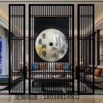 佛山臻勁不銹鋼屏風(fēng)雙色不銹鋼隔斷中式不銹鋼隔斷