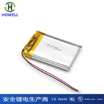 3.7V美容按摩儀鋰電池803450-1600mAh數(shù)碼相機電池 智能家居電池