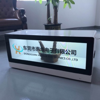 28.8寸透明液晶展示柜 ，透明液晶箱體，LCD透明液晶屏，東莞惠華電子透明液晶屏生產廠家
