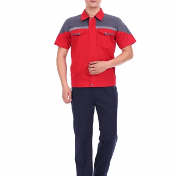 鄭州工作服定制 長袖耐磨工程服勞保工裝批發(fā)