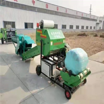 青貯玉米秸稈打捆機 秸稈青貯飼料打捆機報價 定制生產(chǎn)