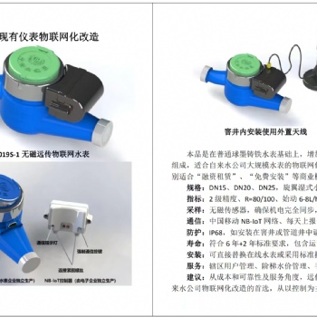中物合物聯網水表產品