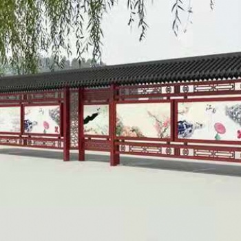 山東淄博宣傳欄 戶外標示標牌 公交站臺亭制作廠家