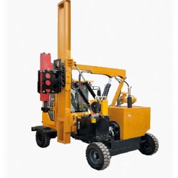 寧夏銀川市公路護(hù)欄打樁機(jī)出租 濟(jì)寧公路護(hù)欄打樁機(jī) 山路護(hù)欄板打樁機(jī)山路