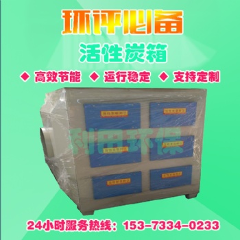 活性炭環保箱吸附箱工業廢氣異味處理設備干式過濾器活性炭吸附箱