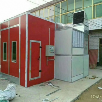 上海偉航環(huán)保汽車噴烤漆房，移動伸縮房，干式打磨噴漆房，活性炭吸附箱