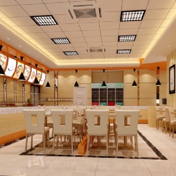 南京快餐店裝潢設(shè)計(jì)，餐飲店裝修這樣一步步來，餐餐火爆