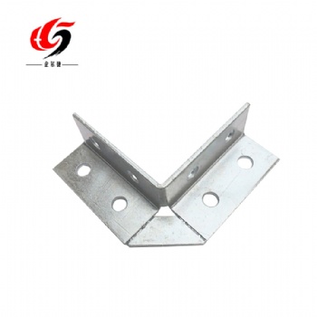 四孔護(hù)角 型鋼槽鋼連接件 熱鍍鋅 八孔 碳鋼Q235 廠(chǎng)家 現(xiàn)貨