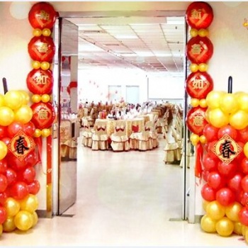 北京年會氣球裝飾，圣誕氣球布置，party氣球裝飾