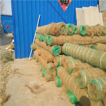 河道綠化護(hù)坡植草毯植物纖維毯生態(tài)修復(fù)植生毯椰纖植被毯