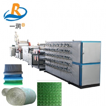 萊州一潤機(jī)械塑料扁絲拉絲防塵網(wǎng)遮陽網(wǎng)拉絲機(jī)設(shè)備秸桿打捆包網(wǎng)袋拉絲生產(chǎn)機(jī)器