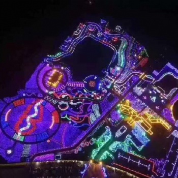 大型燈展，燈會(huì)，恐龍模型，彩燈