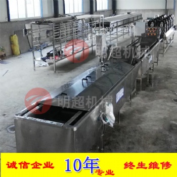 水浴式低溫巴氏殺菌機 網(wǎng)帶式包裝袋巴氏殺菌流水線