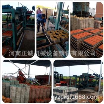 辦小型海綿磚廠 用正誠機(jī)械5-15城市海綿磚機(jī) 全自動(dòng)生態(tài)吸水磚機(jī)