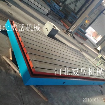 筋板式結構鑄鐵平臺精度穩定不易變形的原因