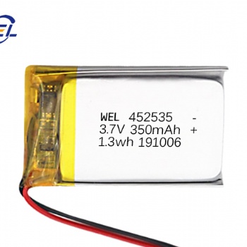 旭航城 OBD車載鋰電池 3.7V 350mAh 廠家直供 優(yōu)質(zhì)鋰電池