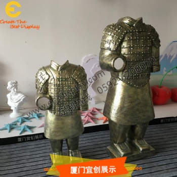 玻璃鋼兵馬俑景點(diǎn)DP大量銷售兵馬俑雕塑