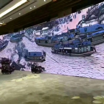 3D動(dòng)態(tài)版清明上河圖出租全息國(guó)寶上河圖一手資源租賃