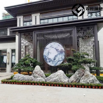雪浪石假山片石泰山石片石組合各種款式可定制