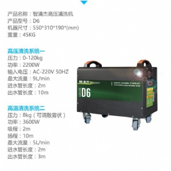 D6大型油煙機高壓清洗機