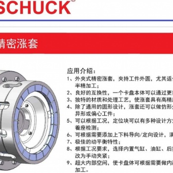 原裝進口BOSSCHUCK外夾式精密漲套支持非標定制
