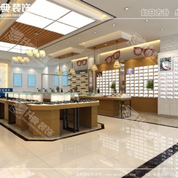 眼鏡店收銀臺，眼鏡店店展柜，眼鏡店裝修設計就找廈門升典裝飾