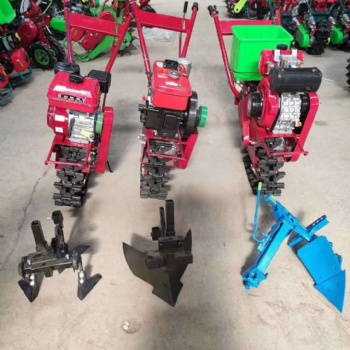 廠家汽油柴油鏈軌微耕機(jī)多功能小紅牛微耕機(jī)