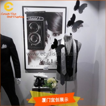 美陳櫥窗展示道具 紙藝鐵藝仿真蝴蝶裝飾道具 商場(chǎng)蝴蝶吊飾道具