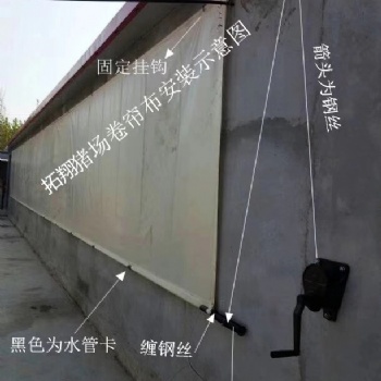 惠州拓翔養(yǎng)殖帆布卷簾布 透光能力強(qiáng) 防風(fēng) 防水 防寒 保暖