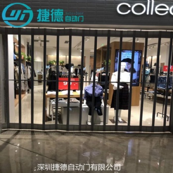 紅星區水晶卷簾門透光性好，即防盜又能展示商品