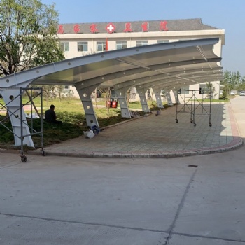 荊州膜結構小區汽車棚 摩托車棚定制熱線