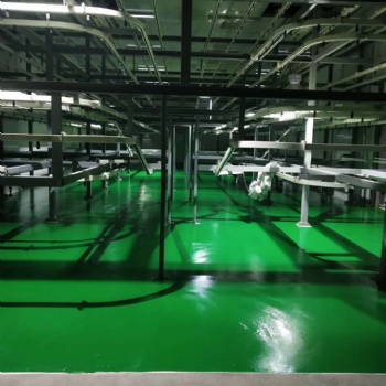 即墨春彩環氧樹脂平涂地坪施工工藝，衛生無毒、易清洗