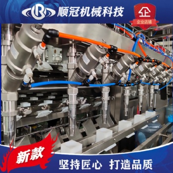 張家港順冠QGF-900桶裝水灌裝機(jī)生產(chǎn)線 礦泉水灌裝線設(shè)備