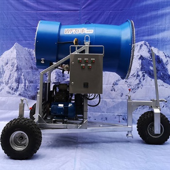 效率高的造雪機(jī)具備兩個特點