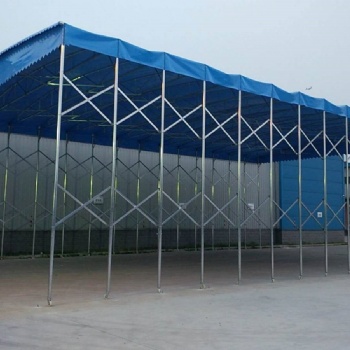 人氣活動(dòng)雨棚推拉篷折疊防雨伸縮棚倉(cāng)庫(kù)棚移動(dòng)棚大型推拉篷