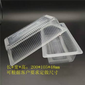 萬(wàn)瑞定制一次性pp耐高溫蒸煮稻香肉盒 扣肉冷凍包裝盒 封口塑料盒