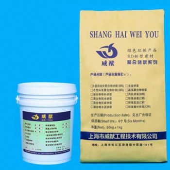 聚合物砂漿，粘接力強，固化迅速，防水抗滲耐腐蝕