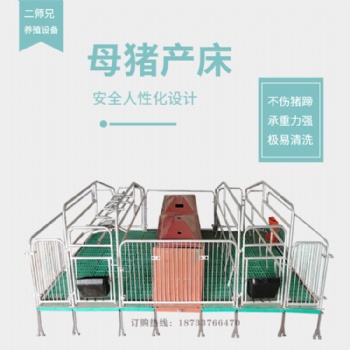 廠家母豬產床定位欄分娩床產保一體養(yǎng)豬設備