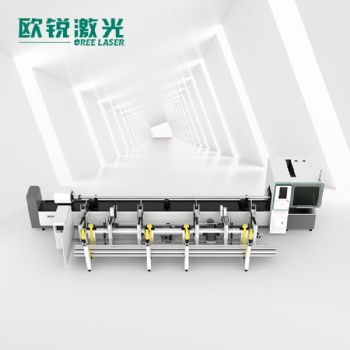 歐銳TN6016全自動激光切管機，切割速度快，精度高