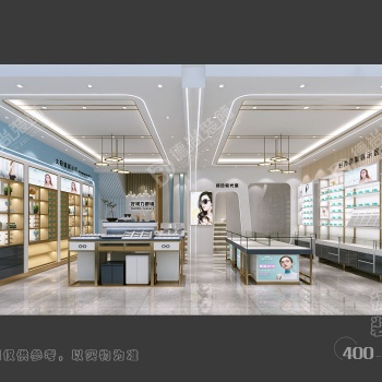 眼鏡店設計效果圖案例