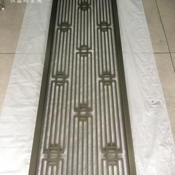 鋁藝青古銅鏤空隔斷 10mm鋁板鏤空屏風 恒鑫踏專業屏風廠家