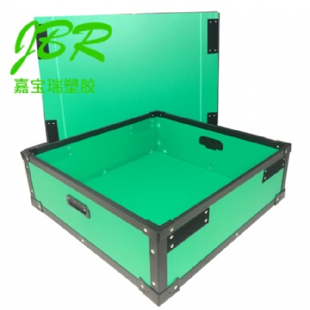 廠家供應pp中空板加固周轉(zhuǎn)箱 中空板骨架箱