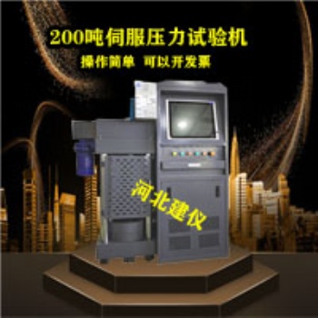 200噸電液伺服壓力試驗(yàn)機(jī) 微機(jī)控制壓力機(jī)