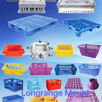 折疊周轉(zhuǎn)箱模具 果蔬運(yùn)輸箱模具 注塑模具開(kāi)模