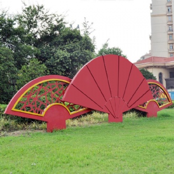核心價值觀大紅色標(biāo)識牌二十四字標(biāo)牌戶外景觀小品雕塑立牌