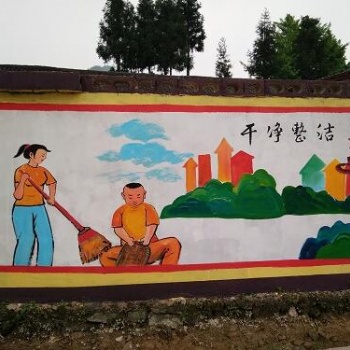 臨沂機(jī)噴彩繪墻發(fā)人深省催人行動(dòng)
